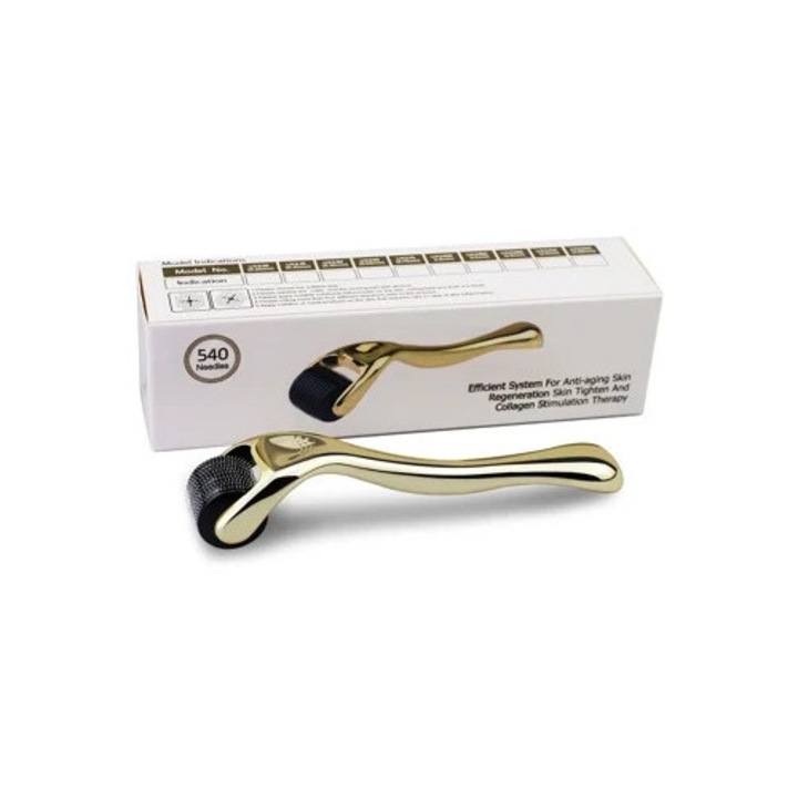 Dermarooler, Titan, 0.5mm, Auriu