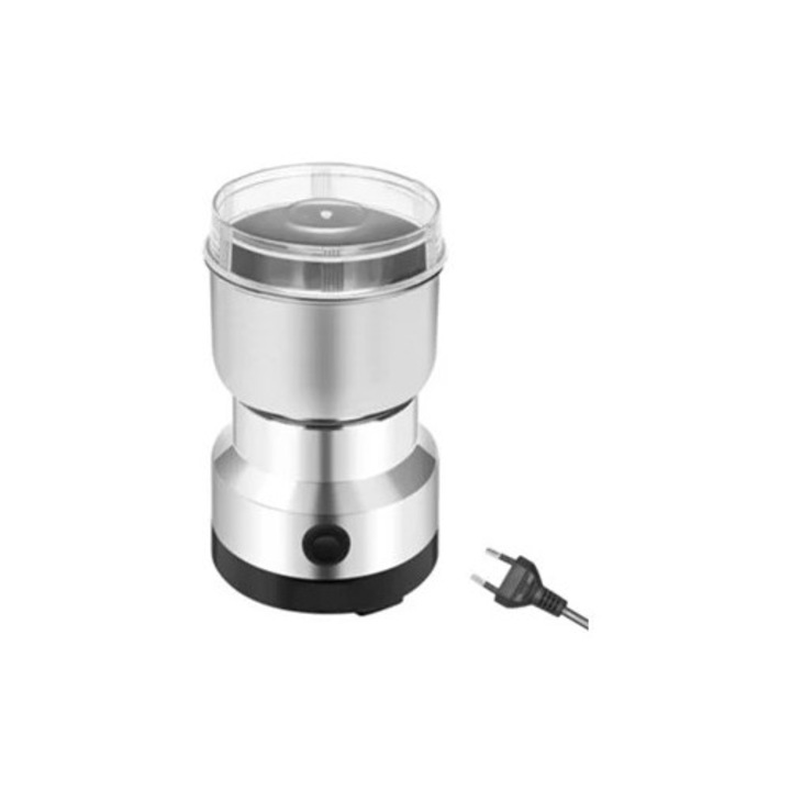 Rasnita electrica multifunctionala, inox, pentru cafea si condimente, Argintiu