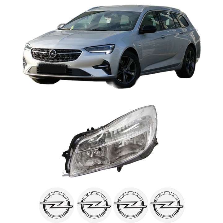 Far Stanga Fata OPEL INSIGNIA A Sports Tourer (G09) din 2008-2017, Auto, DEPO, 4x Stickere auto cu OPEL