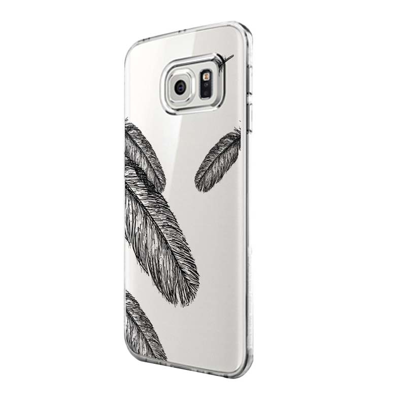 Husa Silicon, Ultra Slim 0.3MM, Feathered B&W, Samsung Galaxy S8 Plus