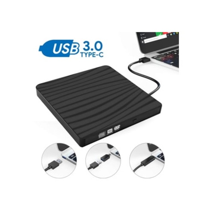 Unitate optica externa, DVD Drive, USB 3.0, Type C