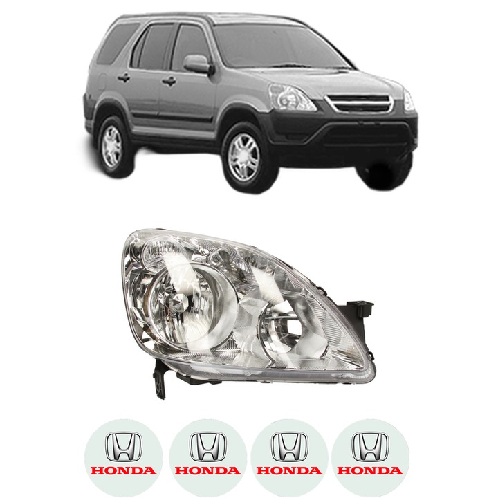 Far Dreapta Fata HONDA CR-V II (RD_) din 2001-2007, Auto, TYC, 4x Stickere auto cu HONDA