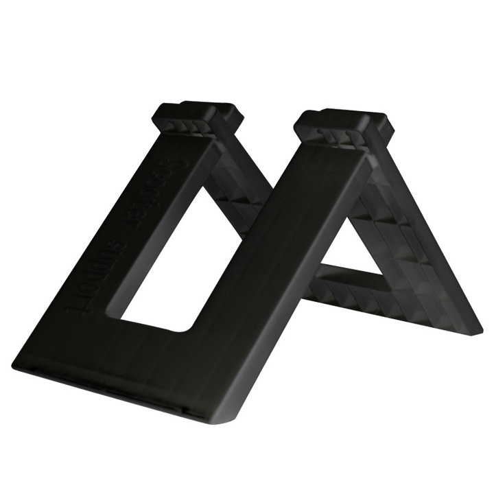 Стойка за съхранение на велосипед, подсилен PVC, 16.5x21.5см, за велосипеди за балансиране 10-12 инча, черна