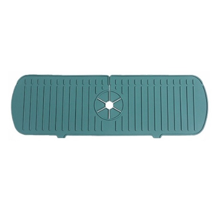 Pad pentru chiuveta din silicon, 45x14.5cm, verde