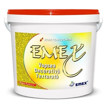 Vopsea Decorativa Texturata “EMEX”, Bleu Pastel, Bidon 15 Litri Vopsea Decorativa Texturata “EMEX”, Bleu Pastel, Bidon 15 Litri