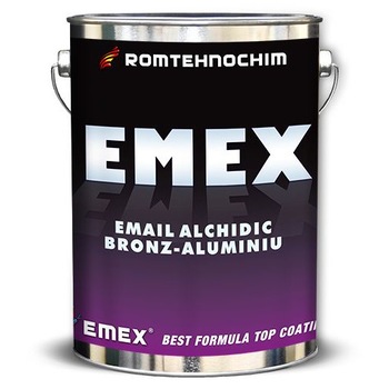 Emailul Argintiu Bronz - Aluminiu “EMEX”, Argintiu, Bidon 4 KG Emailul Argintiu Bronz - Aluminiu “EMEX”, Argintiu, Bidon 4 KG