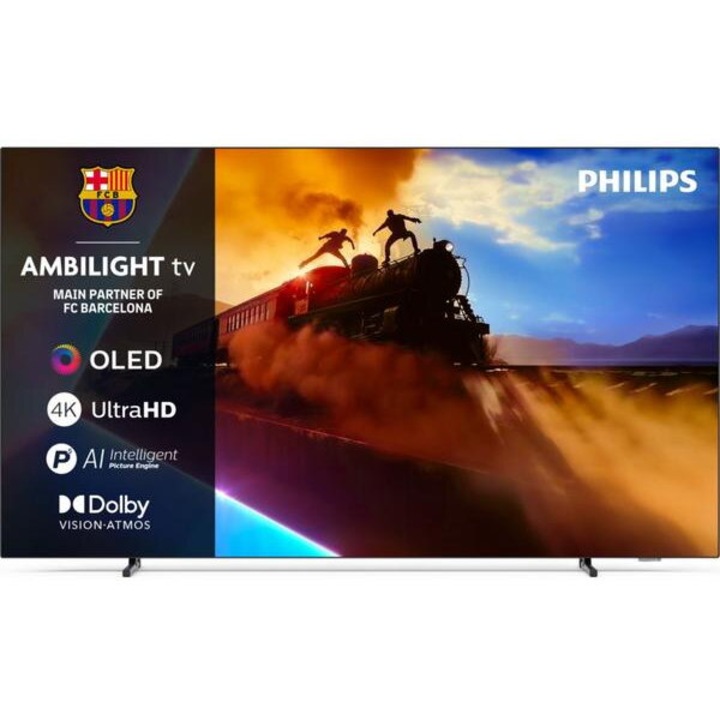 Televizor Philips 55OLED760/12, Televizor OLED - 55 - negru, UltraHD/4K, Ambilight, tuner triplu, panou 120Hz