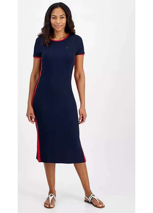 Рокля, Tommy Hilfiger, Дълга, Син