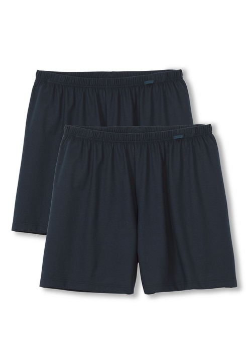 CALIDA, Set de boxeri din bumbac Benefits - 2 perechi, Albastru inchis