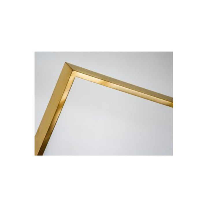 Rama foto clasica Euro-Home, aurie, 160x160cm, din otel inoxidabil polizat