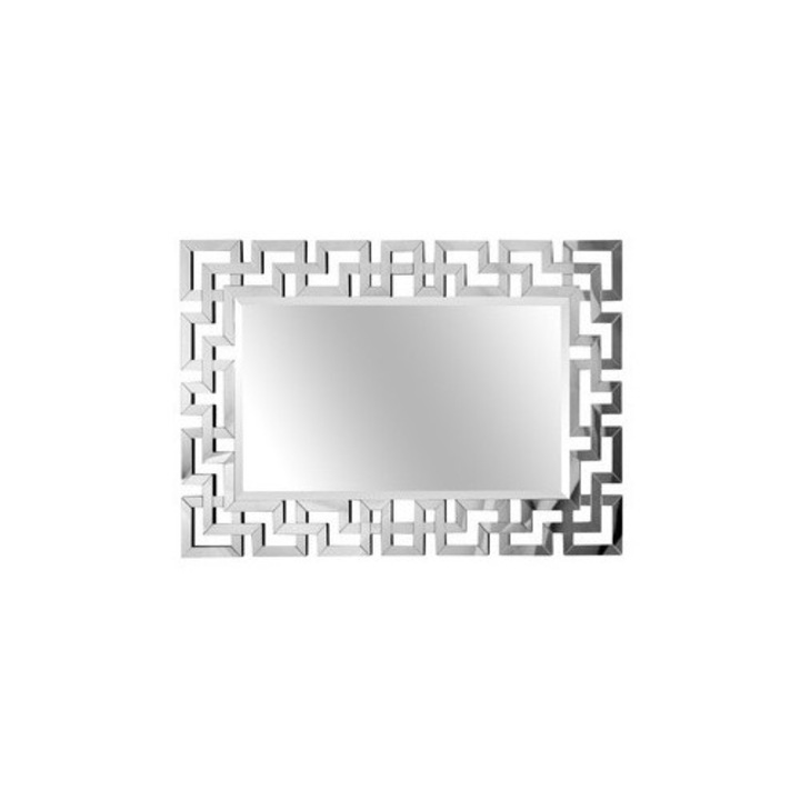 Oglinda Euro-Home cu ornament lustrat grecesc, 80x120cm, rama de 14cm