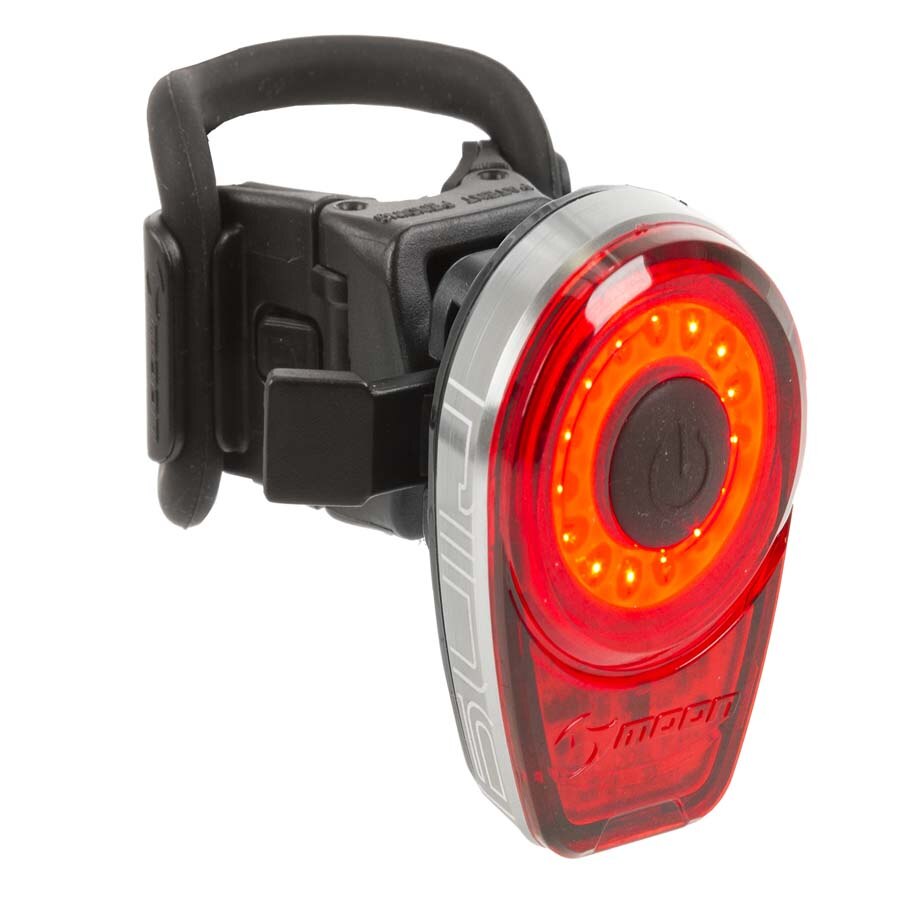 Stop spate cu acumulator MOON ”Moon Ring” 15 leduri rosii COB