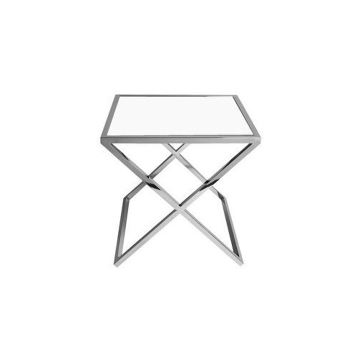 Mese, Euro-Home, masa cu baza incrucisata, 50x50x50 cm