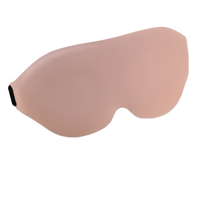 Masca de somn pentru dormitorul lateral, Complet de blocare a luminii 3D Masca de somn pentru ochi, Capac de ochi respirabil moale pentru femei barbati, Relaxare zero presiune noapte Blindfold，Roz