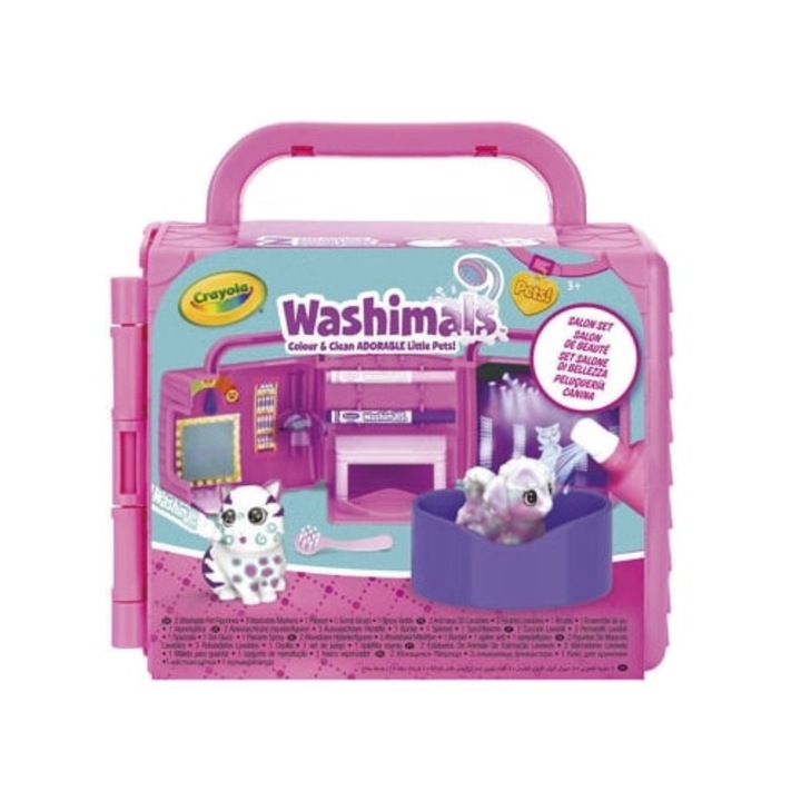 CRAYOLA Washimals kutyakozmetikai szalon játékkészlet, vinil, 5 év felett