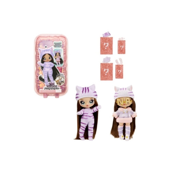 Bolyhos cirmos macska meglepetés baba, 5 év, vinil