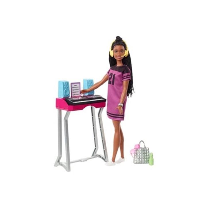 Barbie divatbaba játékszett, vinil, 5 év, szett