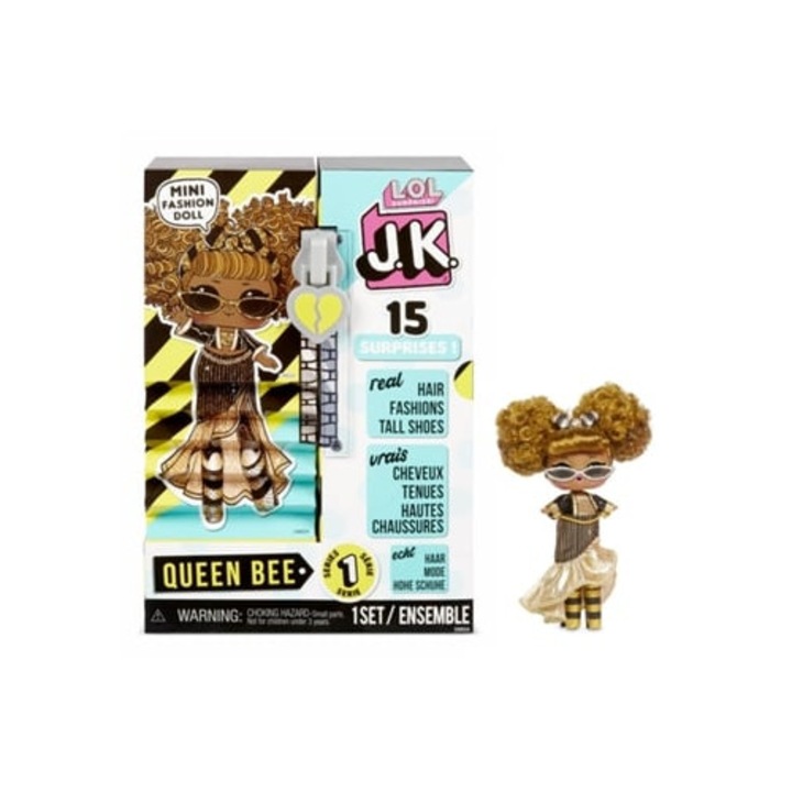 Lol Surprise minibaba Mehkiralyno, 15 meglepetés, vinil, 3 év+