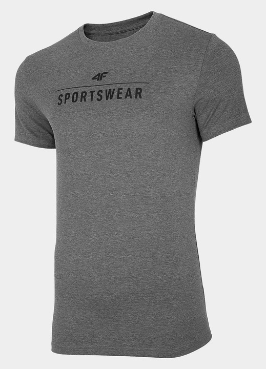 Férfi póló 4F, Szürke, Szürke, 3XL
