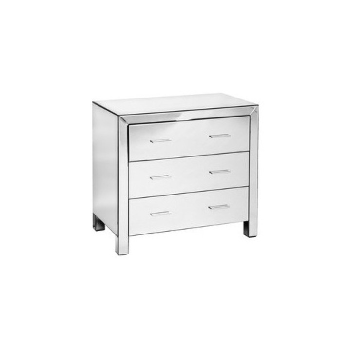 Comoda eleganta cu oglinda Euro-Home, 81x46x75 cm