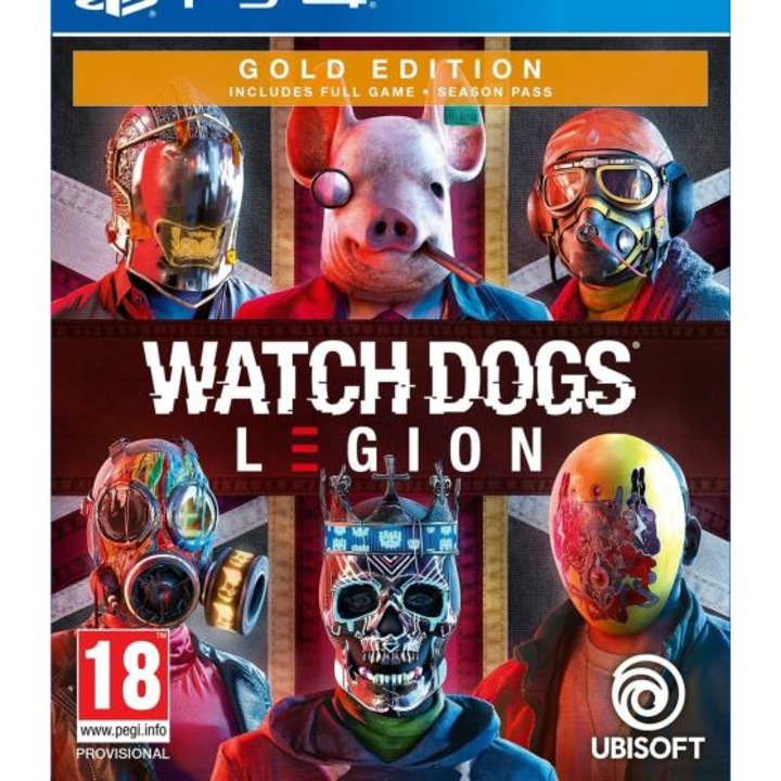 Joc, Watch Dogs Legion Gold Edition, acțiune, PlayStation 4