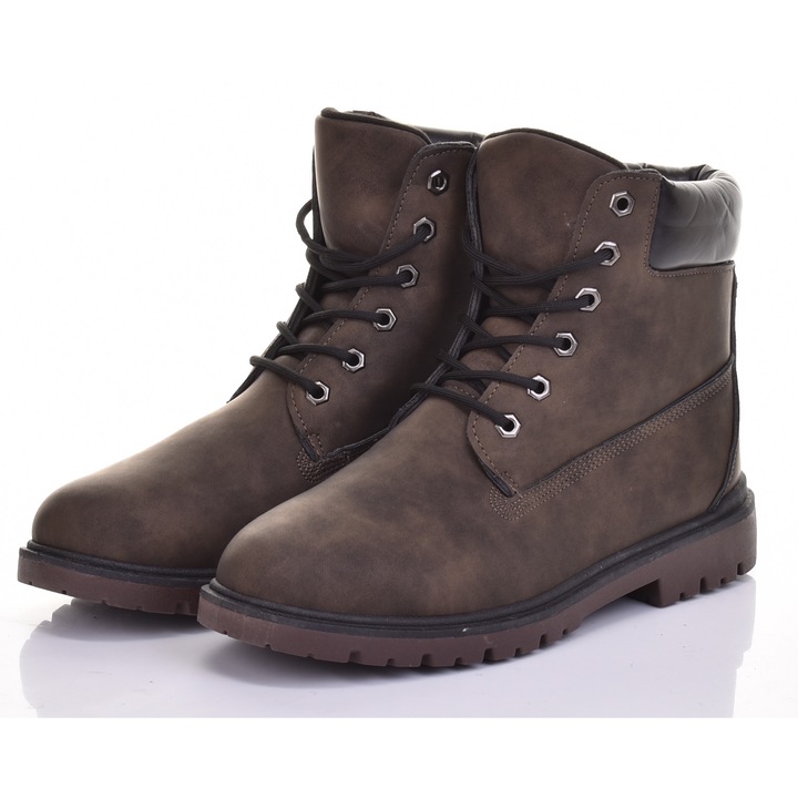 Ghete barbati Martinus, elegant, piele ecologica, maro, pentru iarna