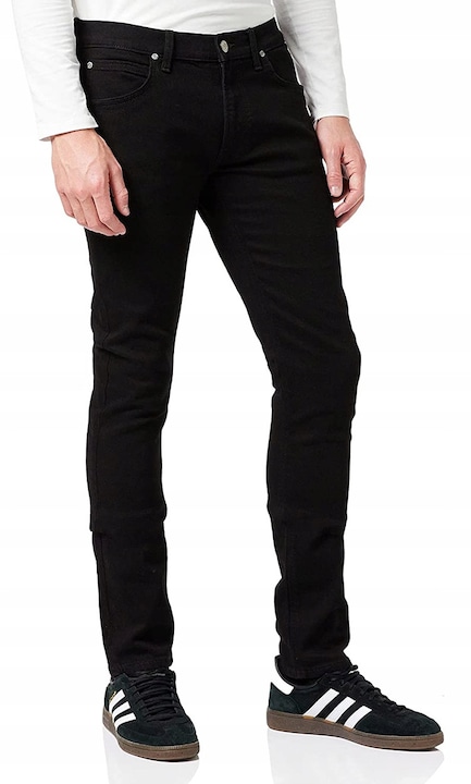 Blugi barbatesti Lee Luke, bumbac/elastan, negru