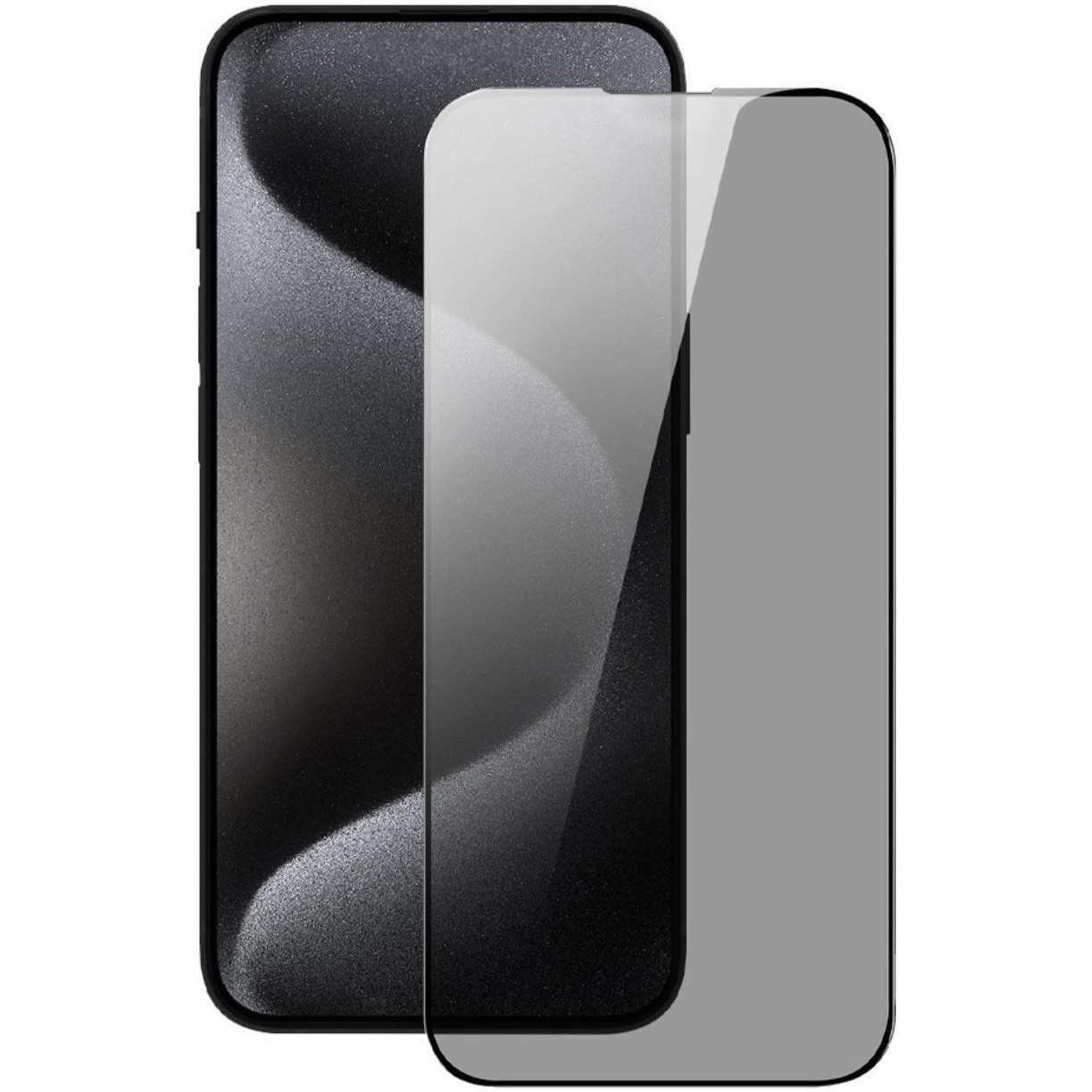 Folie de protectie din Sticla Lemontti Privacy Full Fit pentru iPhone 17 / iPhone 17 Pro / 16 Pro, Negru