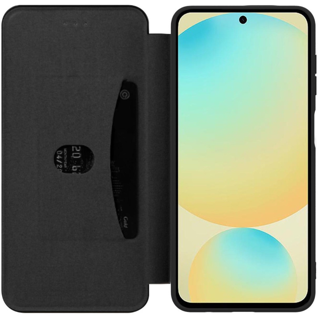 Husa de protectie Lemontti Book Elegant pentru Samsung Galaxy S25 FE, Negru