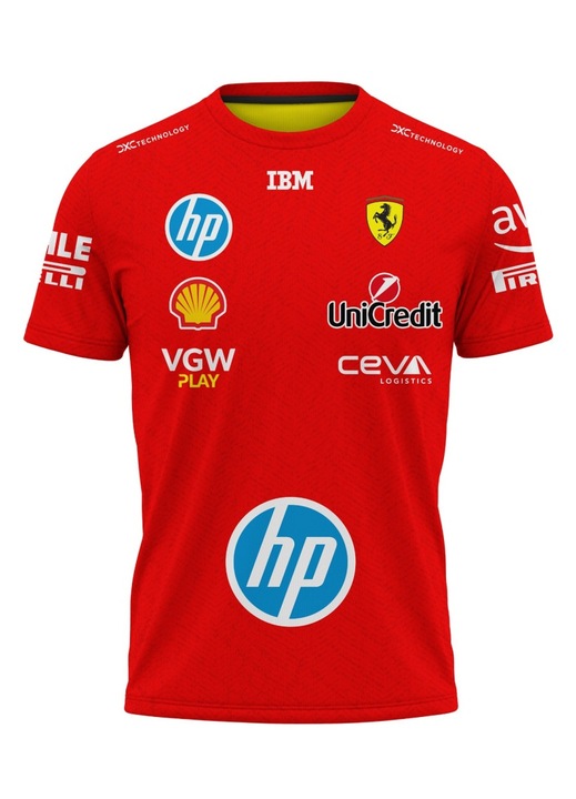 Мъжка тениска Charles Leclerc Ferrari F1 116.77, къс ръкав,
