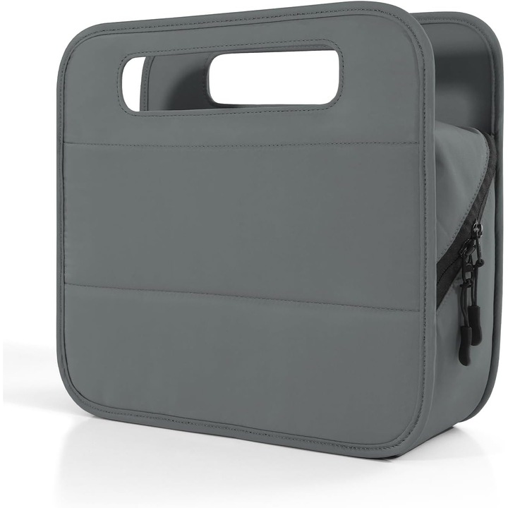 Geanta organizator 4-in-1 pentru calatorii, 3L, 33 cm, multifunctionala cu suport pentru tableta, telefon, pahare si maner extensibil, pentru avion, business si birou