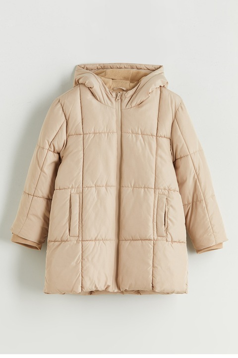 LC WAIKIKI, Geaca cu vatelina si fermoar, Bej, 116-122 CM