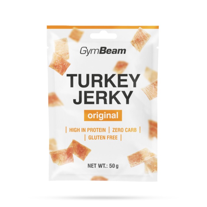 Turkey Jerky, GymBeam, 50 g, original