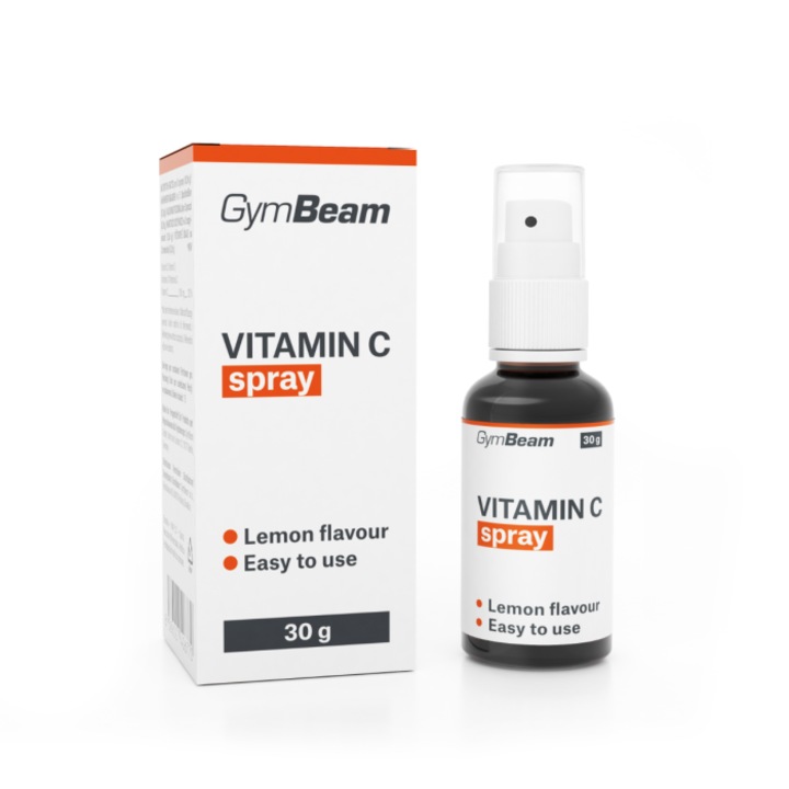Vitamina C spray, GymBeam, 30 g, lamaie