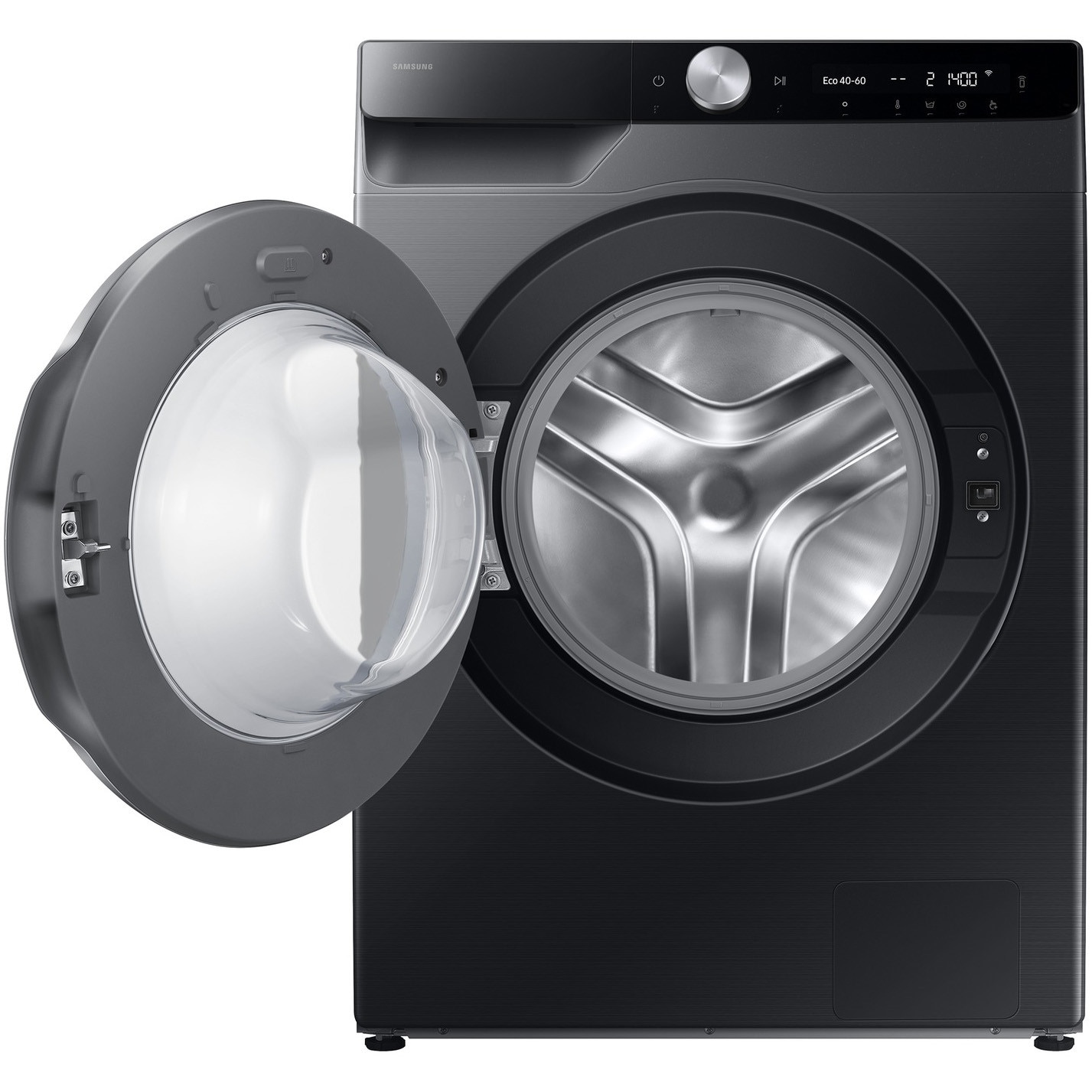 Masina de spalat rufe Samsung WW10FG6U94LBU4, 10 kg, 1400 RPM, Clasa A, AI Control, AI Wash, Autodose, AI Energy Mode, AI Ecobubble, Motor Digital Inverter, Neagra