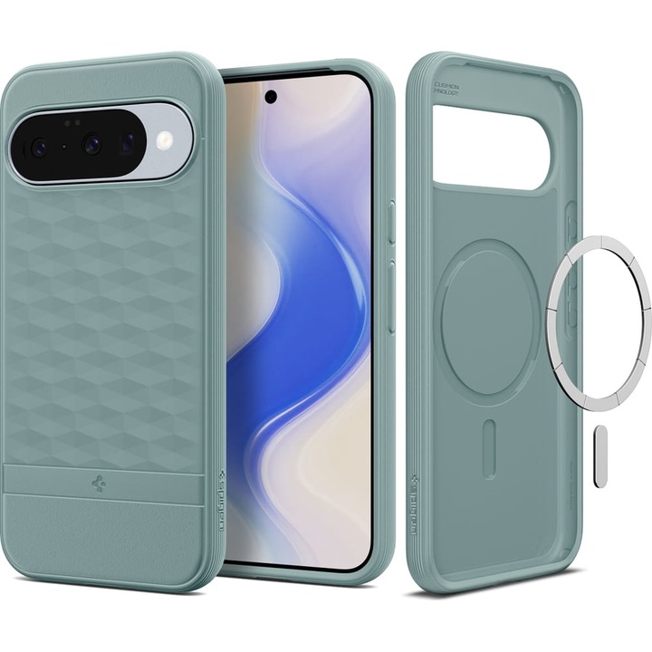 Калъф Spigen Parallax Mag за Google Pixel 10 Pro / Pixel 10, зелен