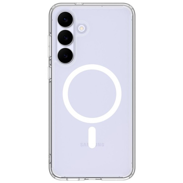 Husa Spigen Pentru Samsung Galaxy S25 FE, Ultra Hybrid MagSafe, Protectie La Camere si Colturi, Functie MagSafe, Clear/White