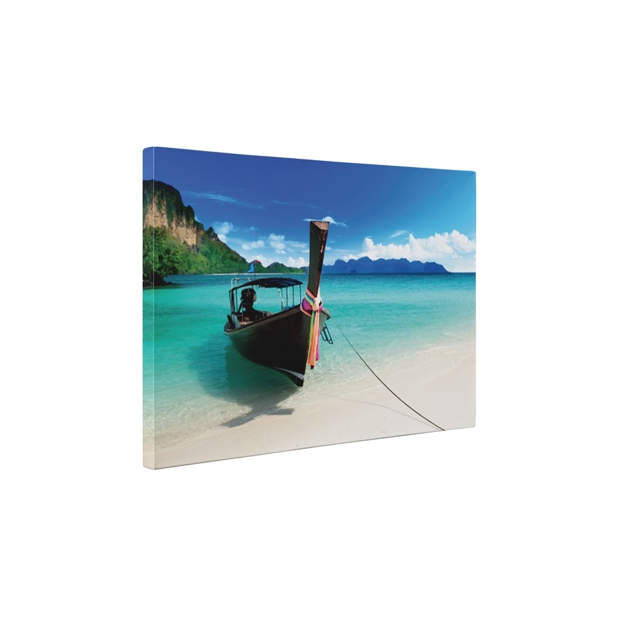 Pe malul marii - Tablou Canvas - 90x120 cm