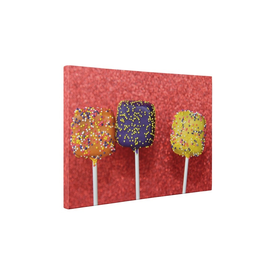 Acadele colorate - Tablou Canvas - 60x75 cm