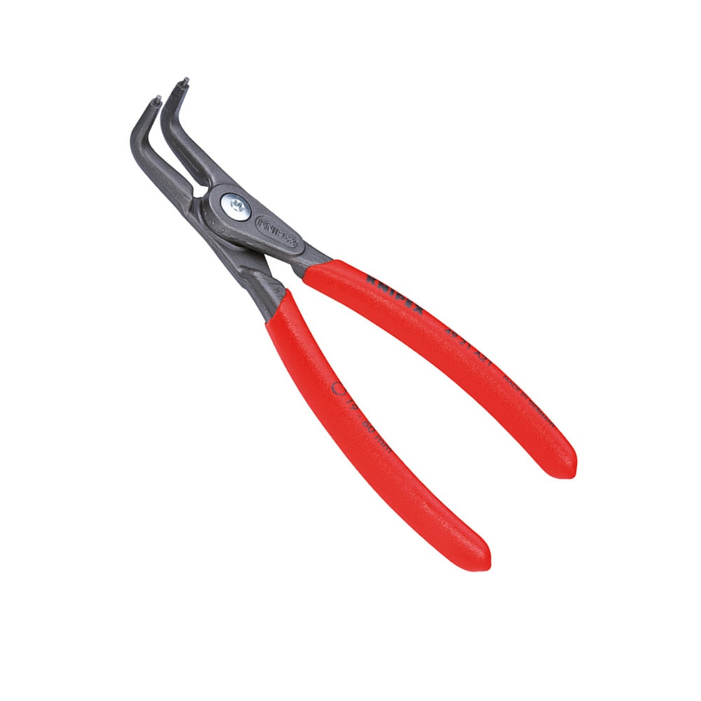 Cleste de precizie pentru inele de sigurante exterioare 210 mm, 40-100 mm, varf indoit Knipex