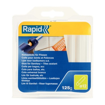 Batoane lipici Rapid Ø12mmx94mm, Sanitar, alb, 125g, blister Batoane lipici Rapid Ø12mmx94mm, Sanitar, alb, 125g, blister