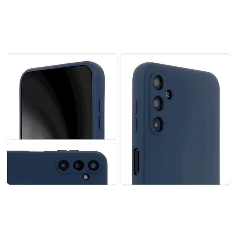 Husa Silicon Anti Soc Compatibila cu Samsung Galaxy S23, Blue