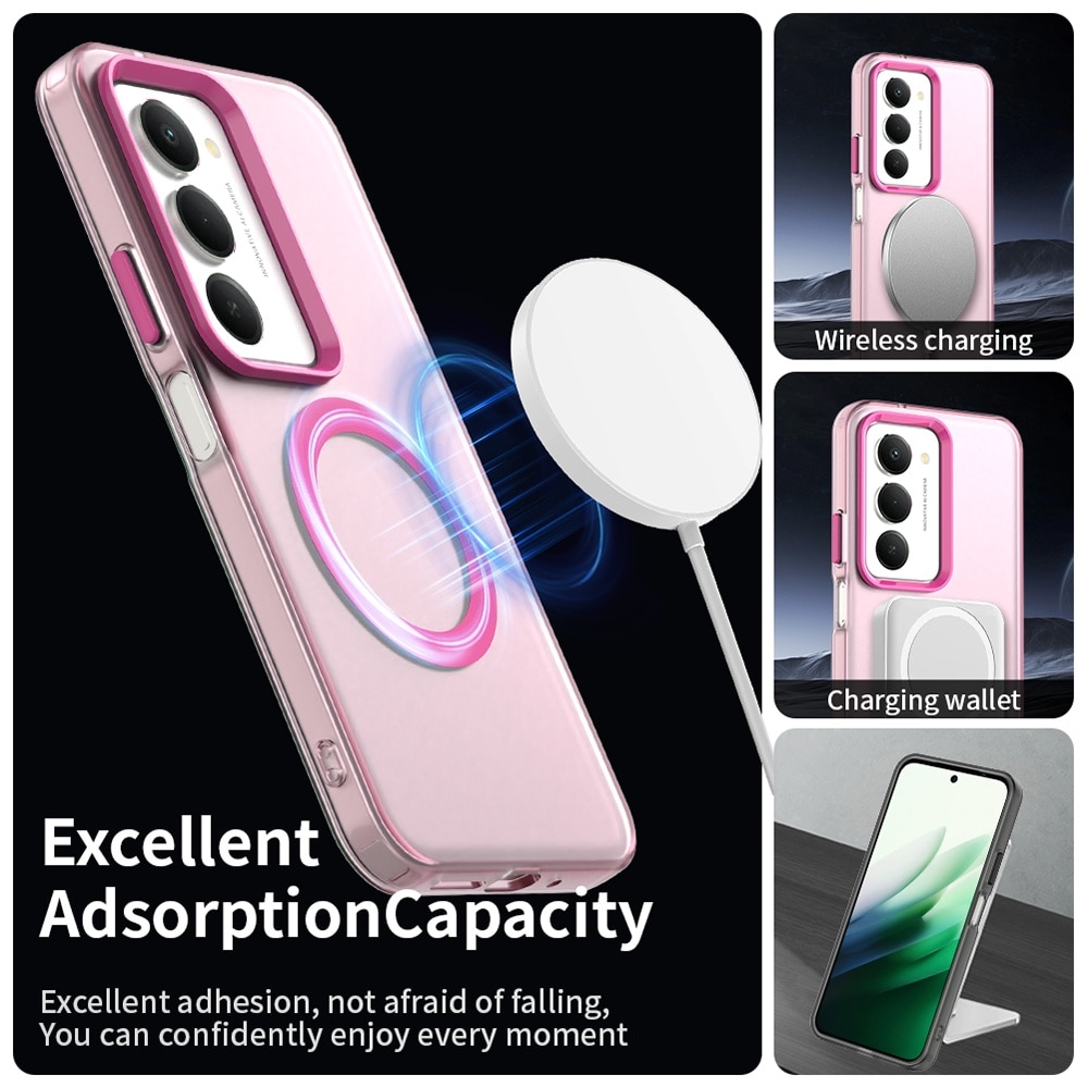 Husa pentru Xiaomi Redmi 15 4G / Redmi 15 5G - Techsuit CandyCase MagSafe - Pink