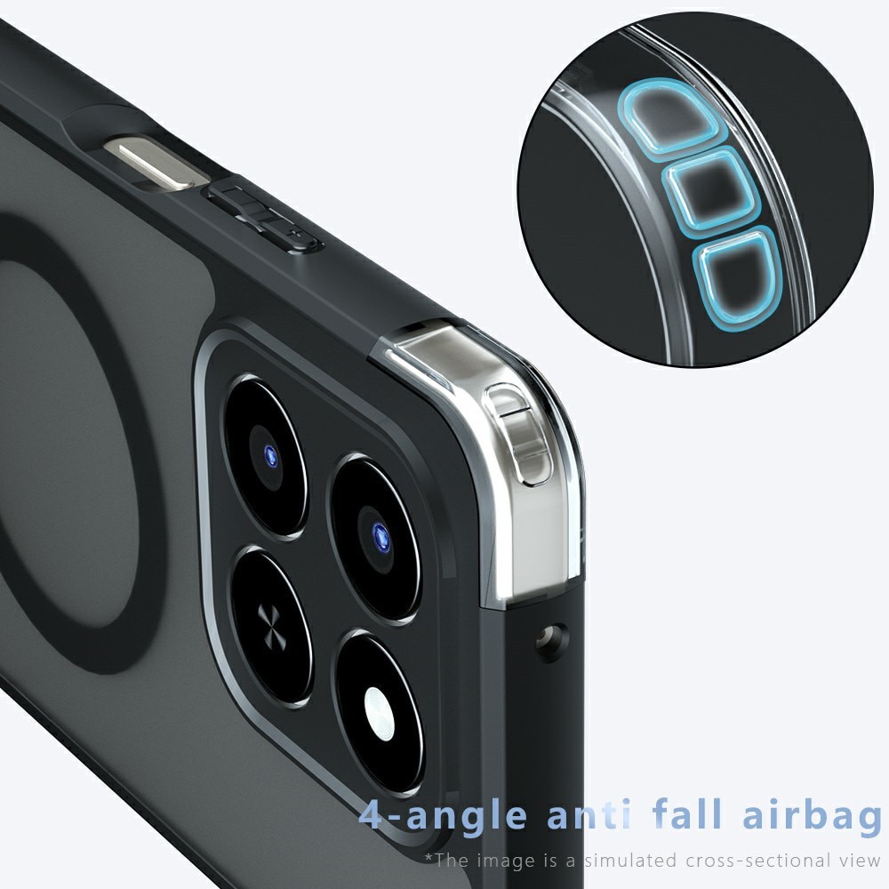 Husa pentru Honor 400 Smart 5G / 400 Smart 4G / X7d 4G - Techsuit PureFrost MagSafe - Frosted Black