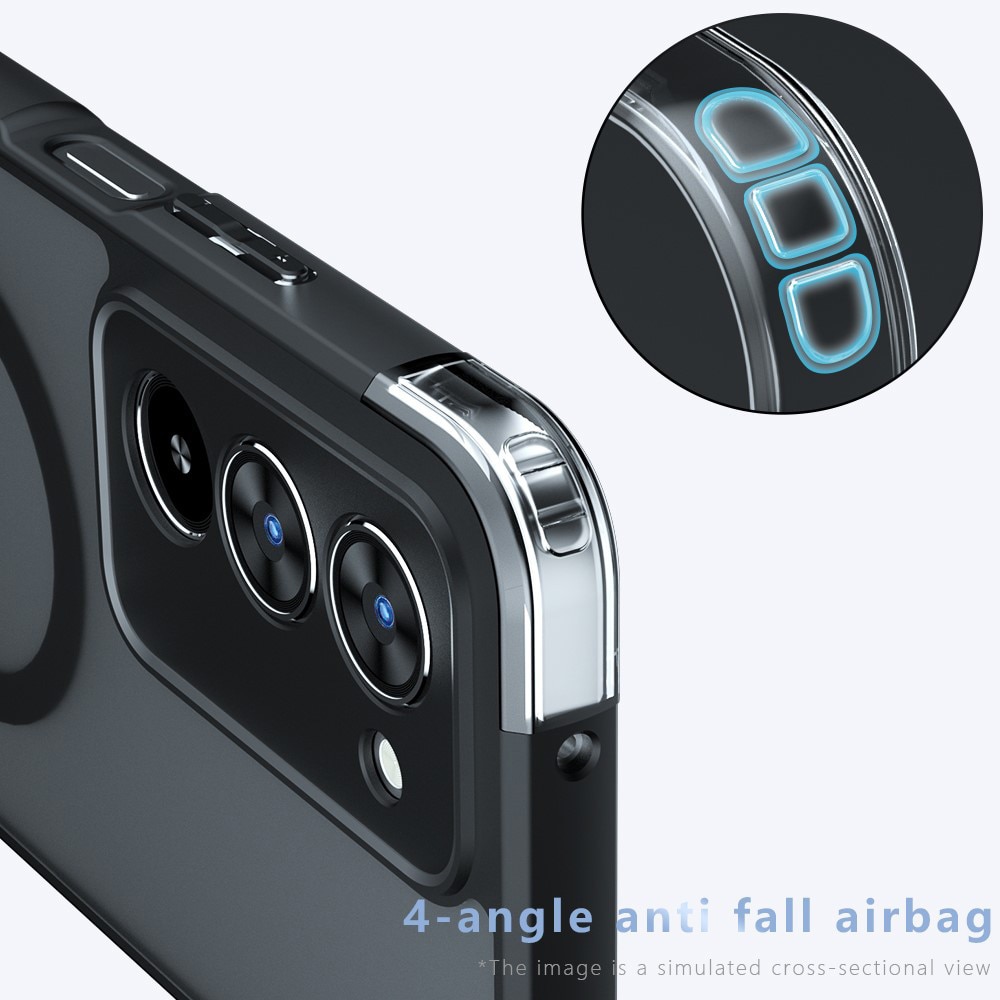 Husa pentru Oppo A5 4G / A5 5G / A5m 4G - Techsuit PureFrost MagSafe - Frosted Black