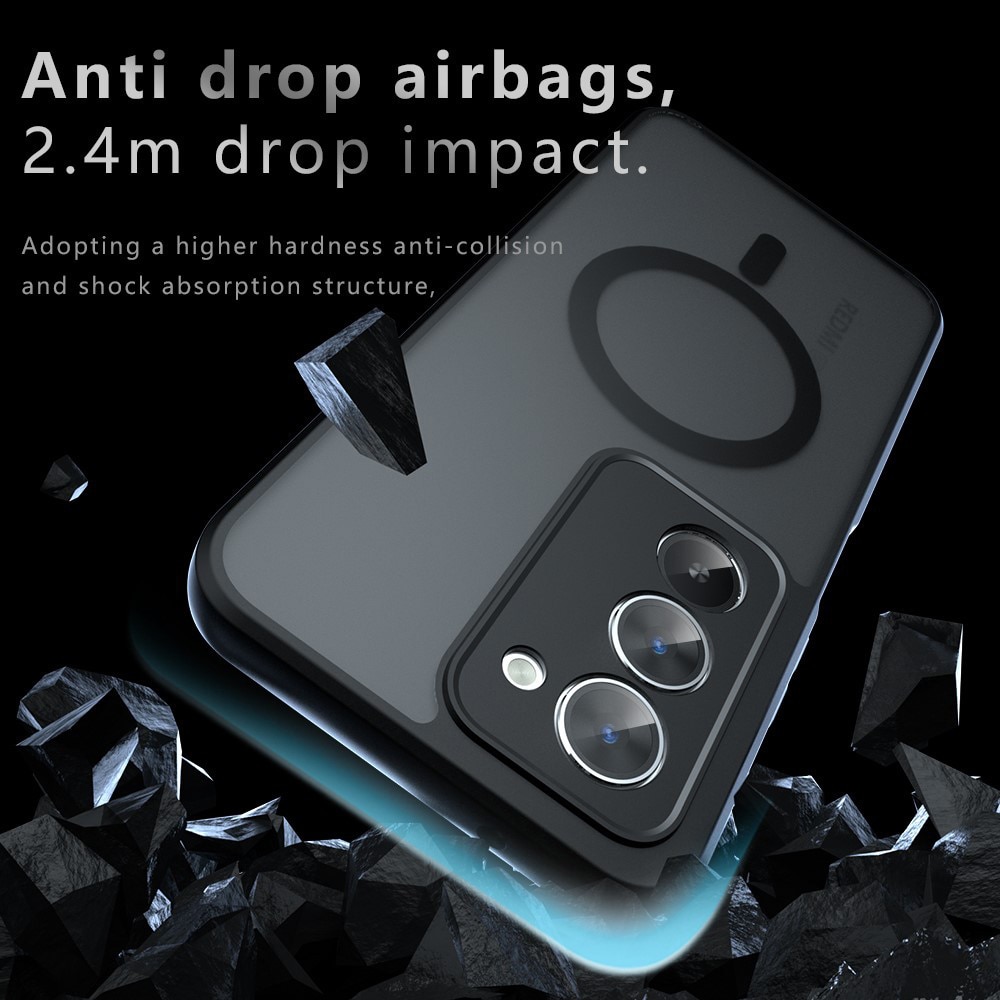 Husa pentru Oppo A5 4G / A5 5G / A5m 4G - Techsuit PureFrost MagSafe - Frosted Black
