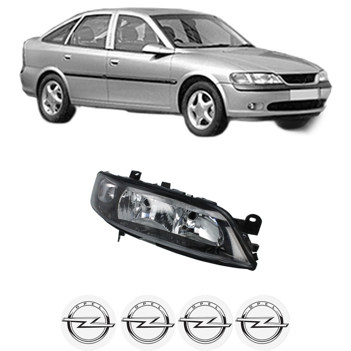 Far Dreapta Fata OPEL VECTRA B Hatchback (J96) din 1995-2003, Auto, DEPO, 4x Stickere auto cu OPEL