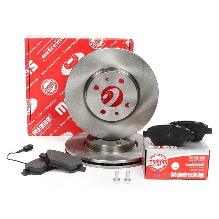 Master-Sport féktárcsa és fékbetét készlet FIAT BRAVO II (198_), STILO (192_), 257x22mm, 4 lyuk, 11.77kg