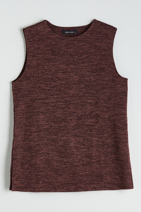 LC WAIKIKI, Pulover lejer cu decolteu la baza gatului, Visiniu