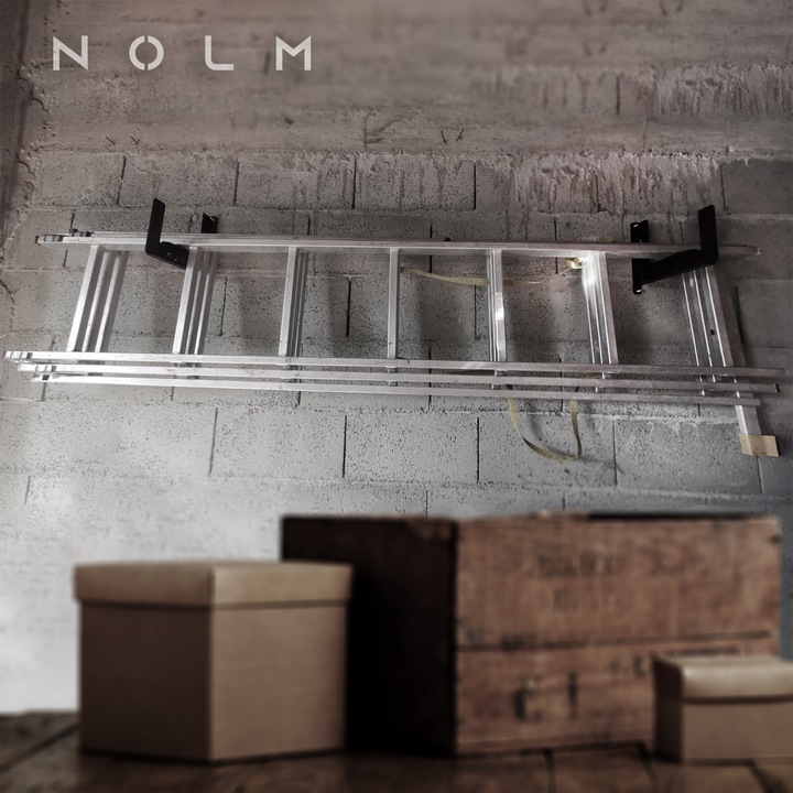 Suport scara NOLM SS-3123, otel, 2 piese 31.2×23.5 cm